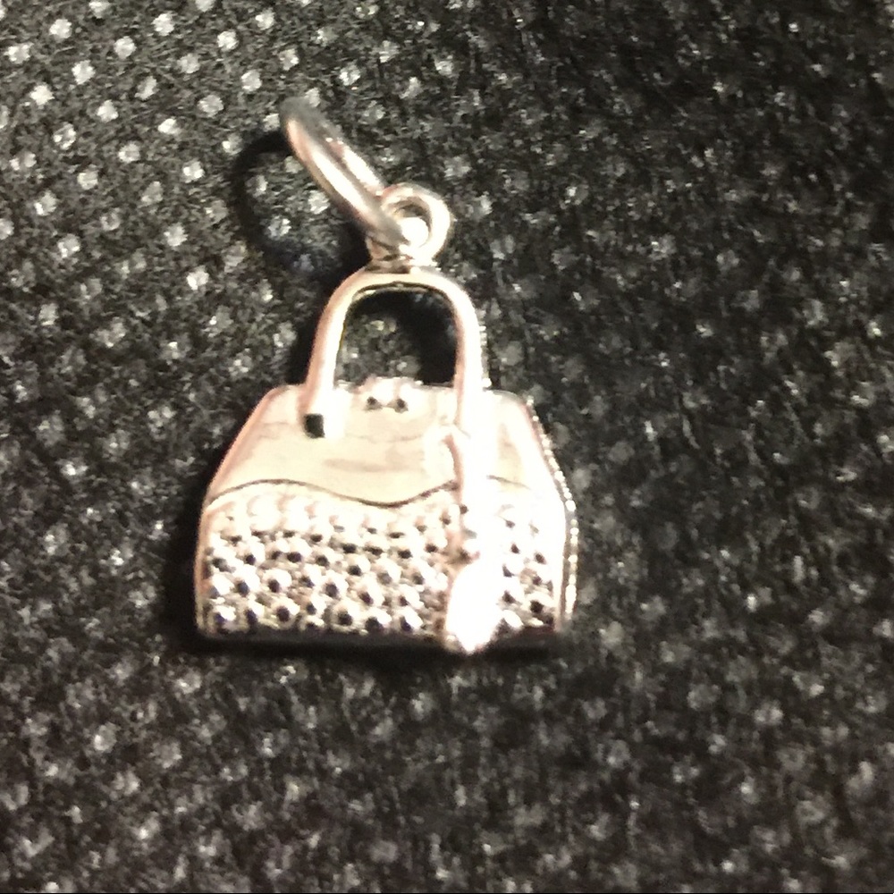 Sterling Silver Purse Charm..Marked .925..Solid